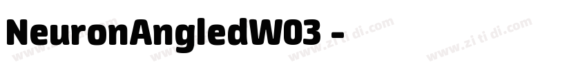 NeuronAngledW03 字体转换